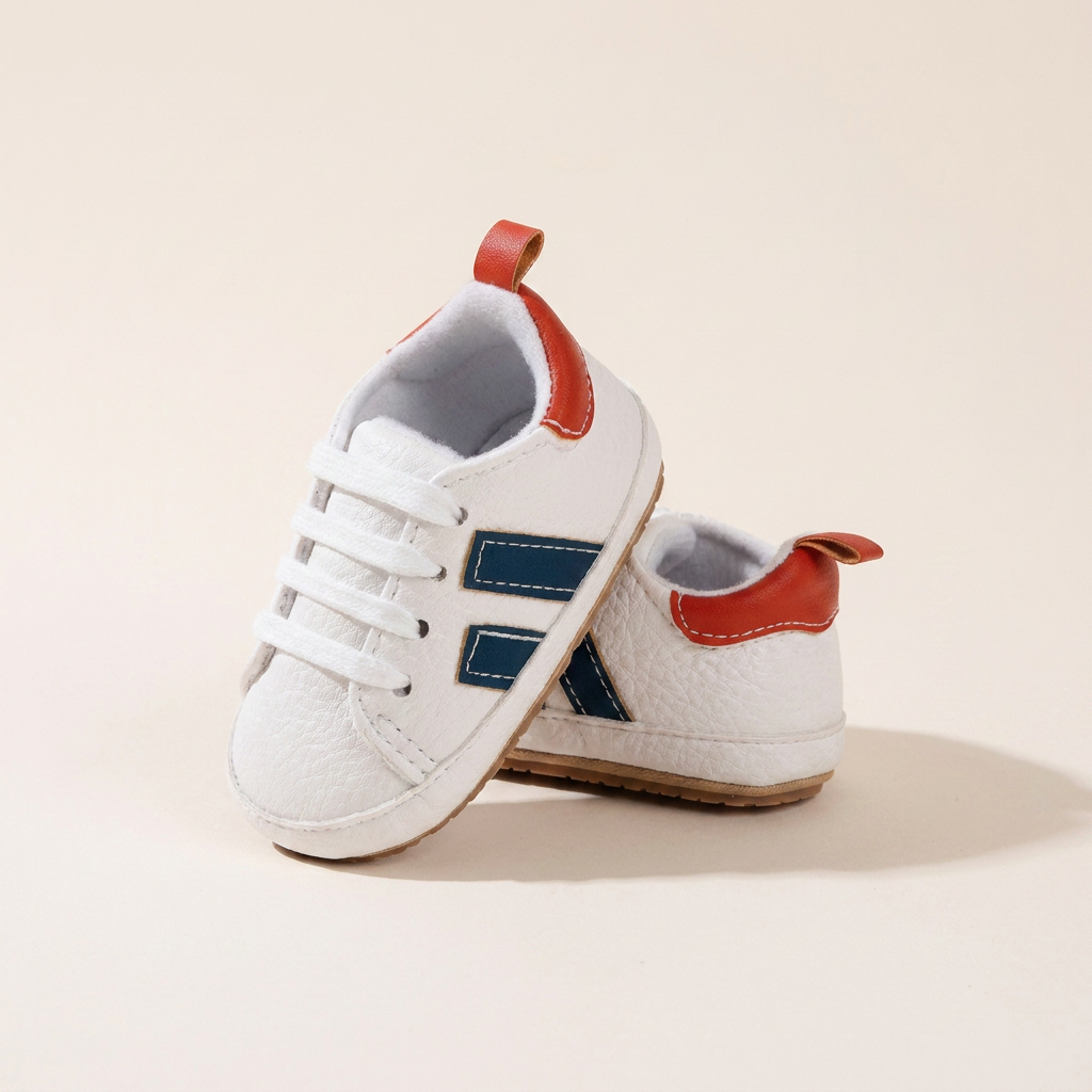 Zapatos deportiva marino y roja