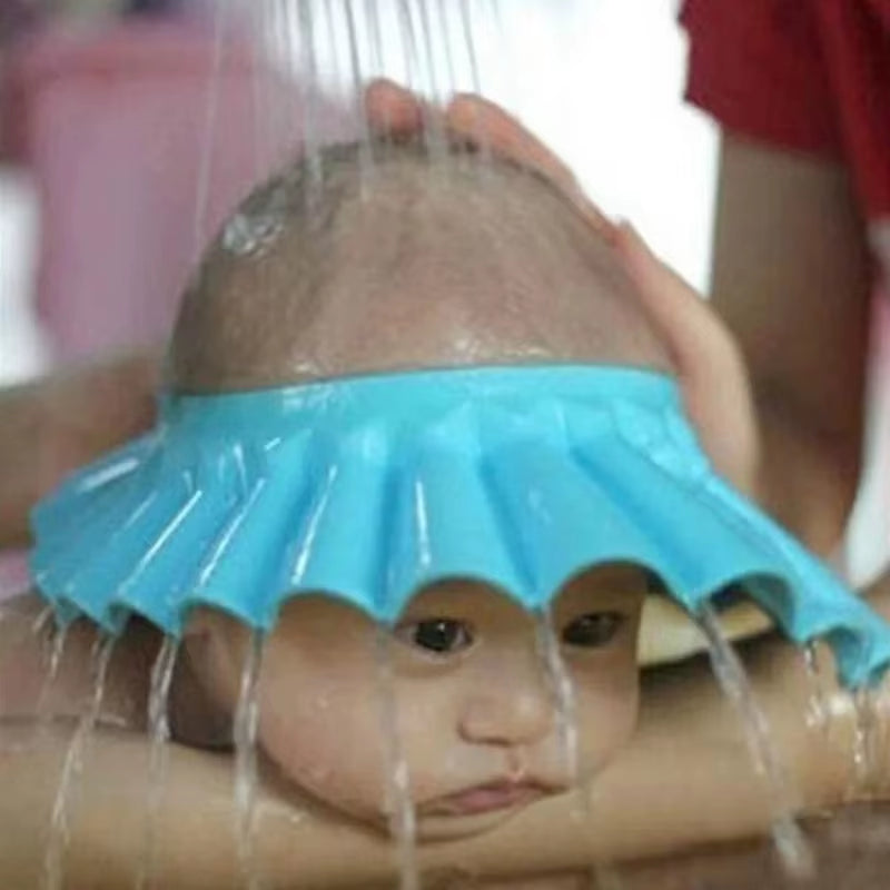 Adjustable Baby Shower Hat Toddler Kids Shampoo Bathing Shower Cap Wash Hair Shield Direct Visor Caps Baby Care Protect